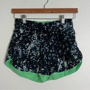 Lululemon Pixel Haze Multi Black Elastic Drawstring Waist Choose A Side …